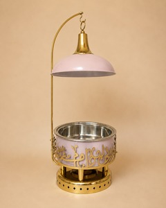 Luxury Ramadan <b>food</b> warmer Arabic buffet warmer Islamic serving dish Eid <b>food</b> warmer Gold chafing dish Pink buffet <b>server</b> - Product Image 6