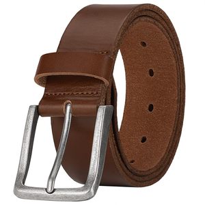 Cinturón de Cuero con Hebilla Automática de Diseño Simple, Cinturones de Moda para Hombre, Cinturón Masculino con Logotipo Personalizado de Fábrica - Product Image 1
