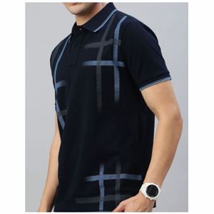 เสื้อโปโลผู้ชายลำลองสำหรับตีกอล์ฟ พิมพ์ลายได้ทั้งตัว แห้งเร็ว ระบายอากาศดี ผ้าถักเนื้อแน่น มีไซส์ใหญ่ รับประกันคุณภาพ - Product Image 3