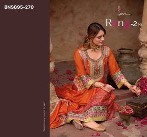 คอลเลคชั่นพรีเมียม ชุดชินอนหลากหลายแบบใหม่ พร้อมชุดชารารา-คุรตาปักลายและผ้าคลุมไหล่ จากซัพพลายเออร์ในอินเดีย จำหน่ายผ่านอินเดียออนไลน์ช้อปปิ้ง - Product Image 2