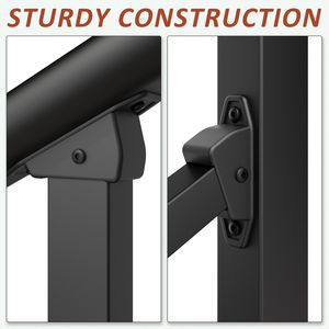 Set di 2 Corrimani per Scale Esterne, Dispositivo di Assistenza per 3-4 Gradini, Ringhiera Resistente alle Intemperie - Product Image 4