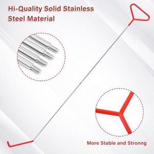 Retractor de Rueda de Acero para Exteriores, Herramienta de Desmontaje de Coche, Puerta de Garaje de Larga Distancia, Quinto Empuje, 66 ", 1 Paquete - Product Image 4