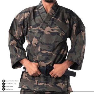 ชุดยิวยิตสูแบบกำหนดเองสำหรับ OEM ผ้าฝ้าย 100% ทอแบบเพิร์ลวีฟ ชุดกิโมโนบราซิลเลียนยิวยิตสูสำหรับมืออาชีพ ชุดฝึกซ้อมสำหรับการต่อสู้ ผู้ผลิต - Product Image 2