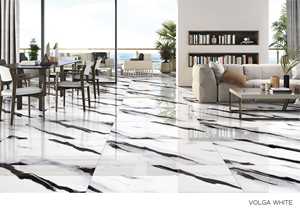 Azulejos de Porcelana Brillante para Piso, 600x1200mm, Imitación de Piedra, Textura Pulida, para Cocina, Interior, Diseño Contemporáneo - Product Image 2