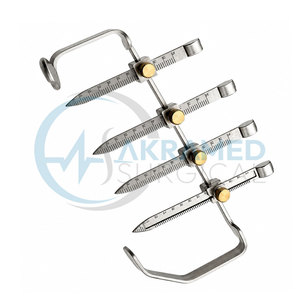 เครื่องวัดจมูกแบบโปรเจคโตมิเตอร์ของเดวิส ทำจากสแตนเลส ได้รับการรับรองมาตรฐาน CE ใช้สำหรับศัลยกรรมตกแต่ง สามารถนำกลับมาใช้ซ้ำได้ - Product Image 2