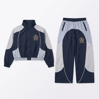Ensemble de survêtement deux pièces pour homme, léger, en polaire polyester 460g, avec fermeture éclair et capuche, couleur unie, idéal pour l'hiver – Vente en gros