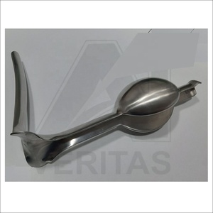 เครื่องมือตรวจภายในช่องคลอด สแตนเลสสตีล 80x38 มม. ผิวกระจกเงา A-1 VERITAS อุปกรณ์ผ่าตัดสูตินรีเวช ใช้ซ้ำได้ ฆ่าเชื้อได้ด้วยหม้อนึ่งความดันสูง CE ISO 1 - Product Image 1