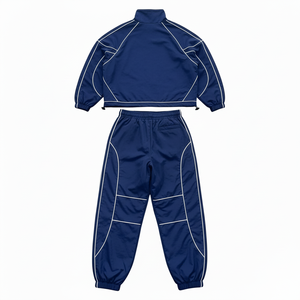 Conjunto de pantalones cortos y chaqueta con capucha de alta calidad, personalizados con cremallera, ligeros y transpirables. - Product Image 1