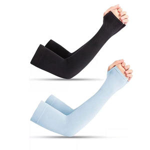 Manchons de Cyclisme Unisexe pour Adultes, Été, Vente en Gros, Personnalisables avec Logo, en Soie Glacée Rafraîchissante pour Sports de Plein Air - Product Image 6