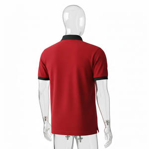 เสื้อผ้าฝ้ายถักทรงคลาสสิกคุณภาพสูงสำหรับผู้ชาย พิมพ์ลายดิจิตอลโลโก้ตามสั่ง แห้งเร็ว ระบายอากาศได้ดี ปรับแต่งได้ภายใน 24 ชั่วโมง - Product Image 2