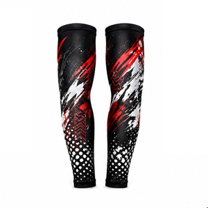 Mangas de compresión deportivas para hombre, personalizadas, transpirables, elásticas, de soporte y protección para fitness, running, ciclismo y entrenamiento. - Product Image 5