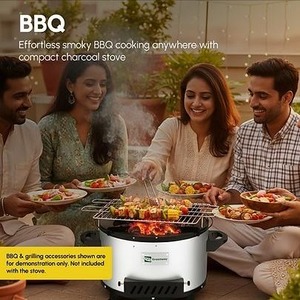 Estufa de Leña Comercial Greenway Ember con Ventilador Axial, Placa de Cocción Resistente para Cocina a Gran Escala, Diseño Moderno para Sala de Estar y Comedor - Product Image 5