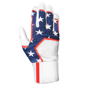 Guantes de Bateo de Béisbol y Sóftbol de Última Generación, Servicio OEM, Guantes de Bateo de Béisbol de Cuero Genuino con Puño Largo - Product Image 2