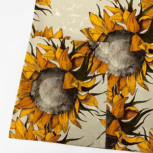 Custom Printed Sunflower Scrub Top - Wholesale Women's V-Neck Medical Uniform - Breathable Short Sleeve <b>Nurse</b> Clinic Wear - Product Image 4