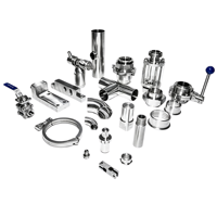 Pièces usinées CNC de précision sur mesure, composants de raccords de tuyauterie en acier inoxydable, boîtiers en aluminium et acrylique, service OEM ODM