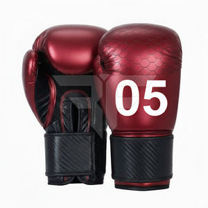 Guantes de Boxeo de Piel de Alto Rendimiento para Entrenamiento, con Logotipo Personalizado, Cierre de Gancho y Bucle, Antideslizantes y que Absorben la Humedad - Product Image 1