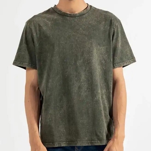เสื้อยืดผ้าฝ้าย 100% ทรงหลวม สไตล์ใหม่จากปากีสถาน เนื้อผ้านุ่ม น้ำหนักเบา ระบายอากาศได้ดี แห้งเร็ว ป้องกันรอยยับด้านหน้า - Product Image 1