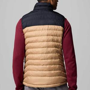 Chaleco Acolchado sin Mangas con Capucha y Cuello Alto Unisex OEM, Chaqueta Larga Transpirable de Invierno de Alta Calidad con Parches Personalizados, Superventas - Product Image 3