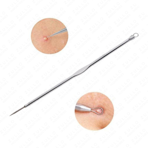 Extracteur de points noirs et d'acné en acier inoxydable, outil professionnel pour le traitement des boutons et des soins de la peau du visage - Product Image 6