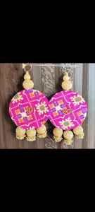 Shubh y Labh Artesanal de Alta Calidad con Diseño Moderno Delicado y Cuentas Blancas Únicamente Elaboradas para la Decoración del Hogar en Diwali - Product Image 4