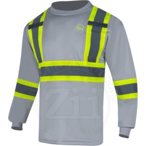 Vêtements de travail haute visibilité réfléchissants, classe 1 ANSI, imperméables, respirants, légers, avec éclairage LED, manches longues, blocs de couleur - Product Image 2