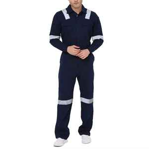 Lightweight Breathable Cotton & Polyester Unisex Coverall Overall Workwear <b>Waterproof</b> Safety Industrial Uniform - Product Image 1
