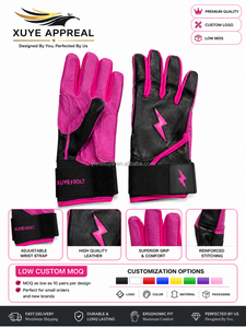 Guanti da Battuta da Baseball Personalizzati in Pelle Cabretta per Adulti e Giovani, Guanti da Baseball con Logo per Allenamento e Softball - Product Image 3