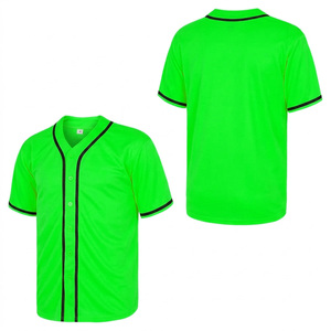 Maillots de baseball personnalisés en gros, faible MOQ, uniformes de softball boutonnés, maillots de sport sublimés respirants pour équipes, vêtements personnalisés - Product Image 4