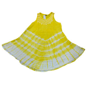 เดรสแม็กซี่โบฮีเมียนทำด้วยมือสไตล์อินเดียสำหรับผู้หญิงชุดคลุมชายหาดสีชมพูพร้อมผ้าเรยอนแขนกุดพิมพ์ลายแปรงสำหรับฤดูใบไม้ผลิและฤดูร้อน - Product Image 5