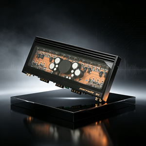 Amplificateur de <span class=keywords><strong>voiture</strong></span> 4 canaux M4 <span class=keywords><strong>400W</strong></span> en pont, classe AB, garantie 2 ans - Product Image 1