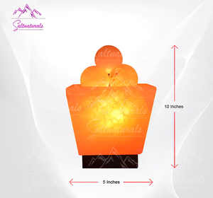 Lampe en sel de l'Himalaya écologique, lampe en sel de l'Himalaya faite à la main, lampe en sel de l'Himalaya à lumière chaude - Product Image 5