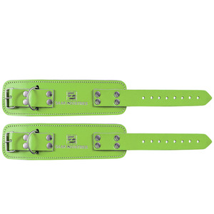 Correas de tobillo de cuero de alta resistencia para máquina de cable - Tobilleras acolchadas para entrenamiento de fuerza de piernas y glúteos con polea - Product Image 2