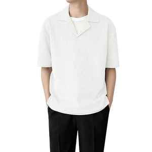 Polo Elegante para Hombre 2026, Alta Demanda, Tela Ligera y Elástica, Manga Corta, Ropa Casual de Negocios, Moda - Product Image 1