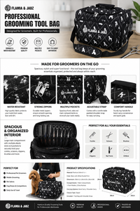 Bolsa de Almacenamiento Flamia Ecológica y Simple para Herramientas de Peluquería Canina, para Animales Pequeños, de Alta Calidad, para Guardar Tijeras - Product Image 3