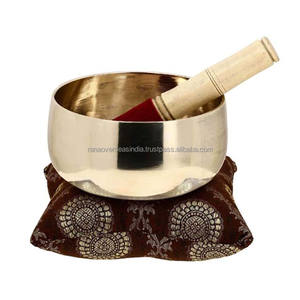 ชุดชามร้องเพลงทองเหลืองคุณภาพดีเยี่ยมเหมาะสำหรับฝึกโยคะและฝึกฝนอย่างสันติมีหลายสไตล์ในราคาที่ดีที่สุด - Product Image 5