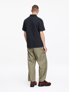 T-shirt décontracté pour homme en coton tricoté respirant, vert vif, écologique, à séchage rapide, à manches courtes, avec design à franges, idéal pour le sport - Product Image 4
