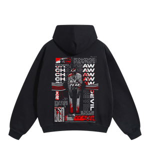 Factory Custom High Quality Oversize Street Wear DTG Print Drop Shoulder Pullover Trendy Hoodie Soft Cotton Fleece Custom Hoodie - Product Image 1