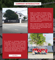 Eratek Metal Building EV42.50, Estructura de Acero Ligero para Techos, Grado G550, Estándar JIS, Revestimiento para Casas Residenciales de Vietnam