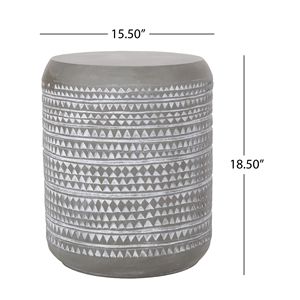 Lightweight <b>Outdoor</b> Concrete <b>Side</b> <b>Table</b> for <b>Outdoor</b> Living - Product Image 5