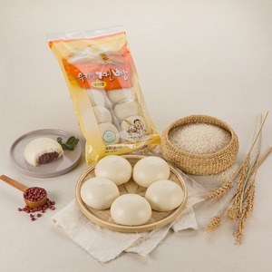 [MILWON] Panecillo Coreano de Trigo Suave y Masticable al Vapor con Relleno de Frijol Rojo para Merienda y Postre, Ideal para Cafeterías - Product Image 3