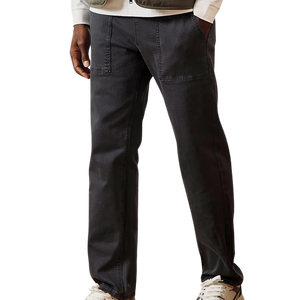 Pantalon de travail coupe décontractée pour homme, style charpentier, multi-poches fonctionnelles, durable, pour la construction - Product Image 3