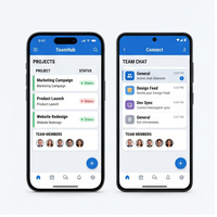 Herramientas de Flujo de Trabajo para la Colaboración en Equipo de RoyalCraft Enterprise, Gestión de Proyectos de Aplicaciones Flutter, Chat y Compartición de Archivos