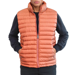 Chaleco Acolchado Profesional Personalizado al por Mayor para Hombre, Chaqueta de Invierno/Otoño con Relleno de Plumón, Cierre de Cremallera, Servicio OEM - Product Image 1