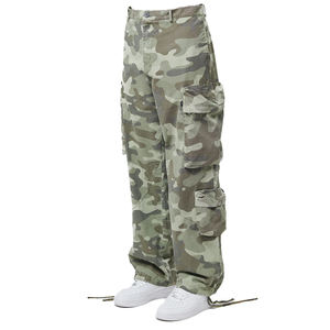 Pantalones Cargo de Camuflaje Verde Personalizados, Resistentes, Teñidos, Estilo Urbano, de Pierna Ancha, Tácticos, para Hombre, de Algodón, Sarga, Lona, Fabricante OEM - Product Image 1