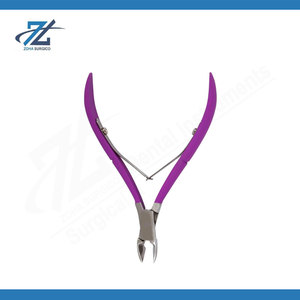 Extra Fine Cuticle Clipper Stainless Steel Rounded Blades Wide Jaw Opening Professional <b>Nail</b> Care Manicure <b>Tool</b> Made in Pakistan - Product Image 3