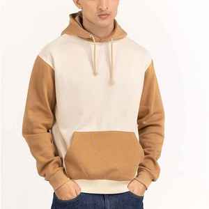 Sudadera con capucha de forro polar de alto gramaje para hombre, con cremallera completa, talla 2XL-5XL, color verde - Product Image 1