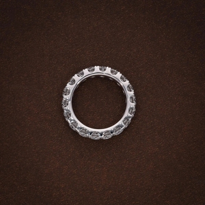 Fine Jewelry GRA Certified Moissanite Diamond <b>Ring</b> 925 Sterling <b>Silver</b> Hip Hop Moissanite <b>Eternity</b> <b>Ring</b> Stacking <b>Rings</b> Jewelry - Product Image 2