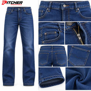 Custom <b>Mens</b> <b>Carpenter</b> Streetwear <b>Jeans</b> 100% Cotton Denim Utility Fit Wholesale Private Label - Product Image 6