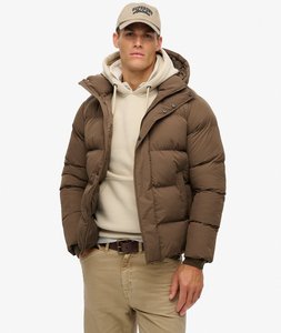 Chaqueta acolchada premium personalizada para hombre para invierno, ropa de exterior premium para hombre, a prueba de viento, con cierre de cremallera y bolsillos laterales, abrigo para hombre - Product Image 1
