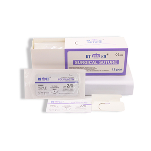 OEM <span class=keywords><strong>polyglactin</strong></span> 910 hấp thụ chỉ khâu bện phẫu thuật chủ đề với kim CE/ISO được phê duyệt - Product Image 5
